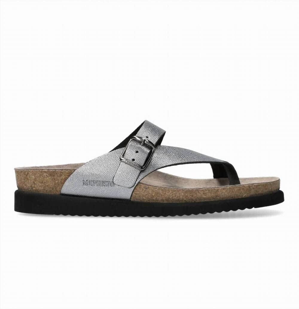 NEW MEPHISTO women's helen sandal in grey